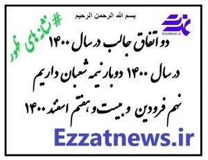 سال ۱۴۰۰ زمینه ساز ظهور
